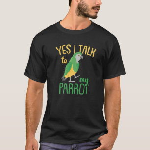 Camiseta Parakeet Parrots Sí Hablo Con Mi Parrot Macaw