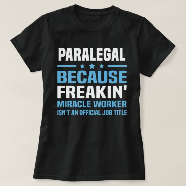 Camiseta Paralegal (Diseño del anverso)