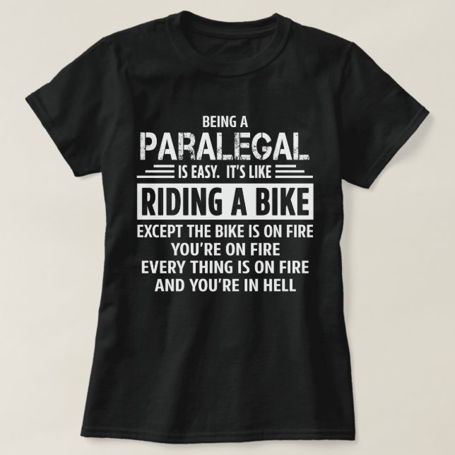 Camiseta Paralegal (Diseño del anverso)