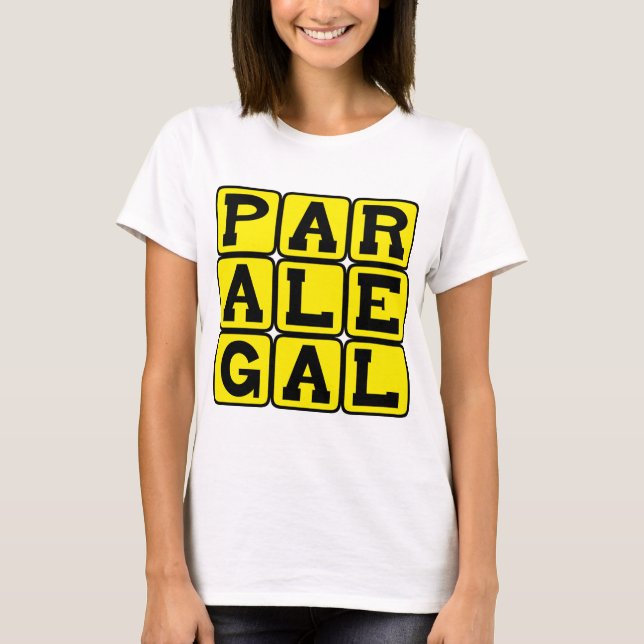 Camiseta Paralegal, Auxiliar jurídico (Anverso)