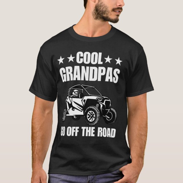 Camiseta Paralelamente Para El Abuelo Dad SxS Offroad UTV 4 (Anverso)