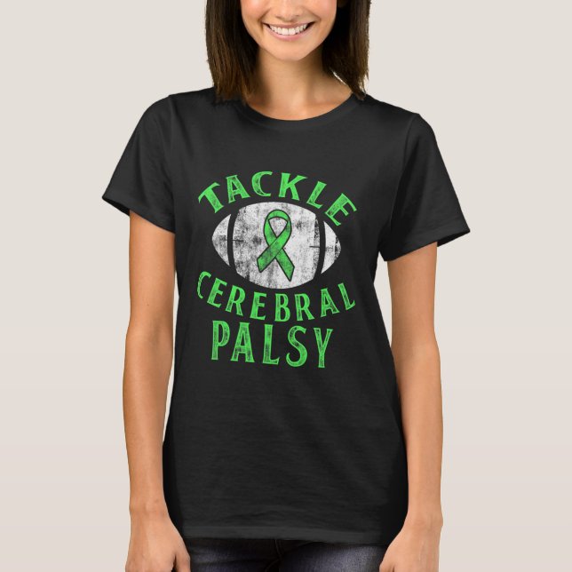 Camiseta Parálisis cerebral Conciencia Cp Abordar a Guerrer (Anverso)