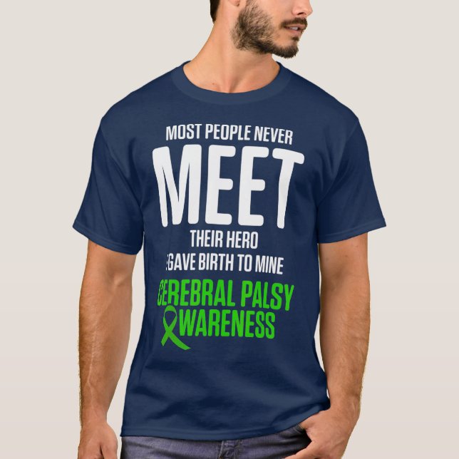 Camiseta Parálisis cerebral CP Conciencia de nacimientos Gu (Anverso)