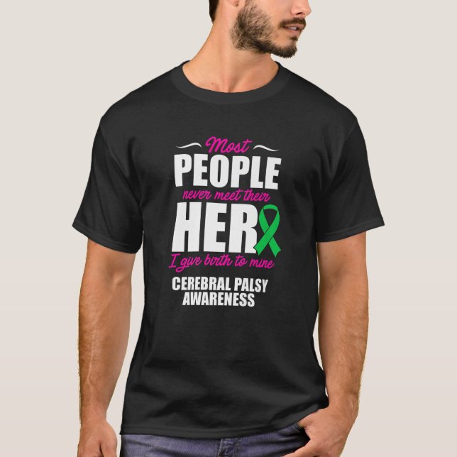 Camiseta Parálisis cerebral CP Conciencia Héroe Guerrero So (Anverso)