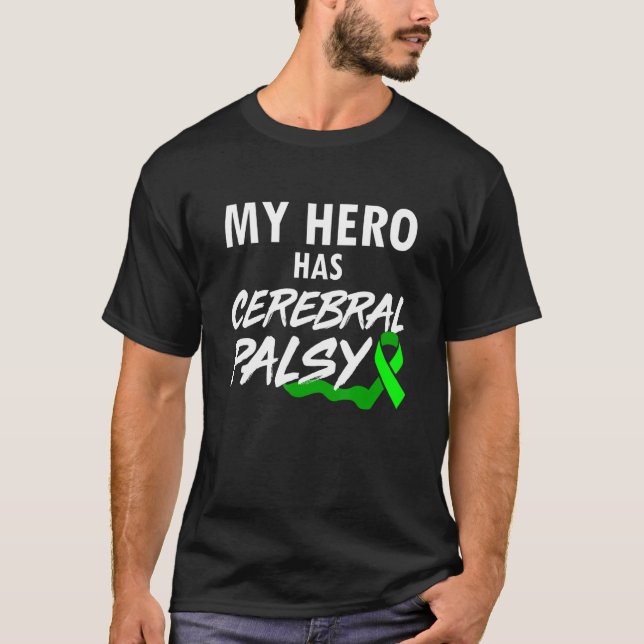 Camiseta Parálisis cerebral CP Conciencia Héroe Guerrero So (Anverso)