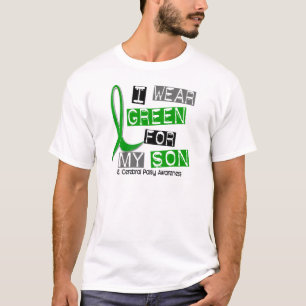 Camiseta Parálisis cerebral llevo el verde para mi hijo 37
