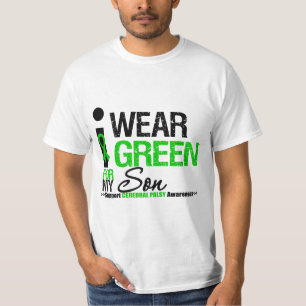 Camiseta Parálisis cerebral llevo la cinta verde para mi