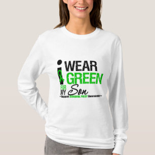 Camiseta Parálisis cerebral llevo la cinta verde para mi