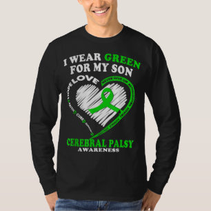Camiseta Parálisis cerebral para papá-mamá - Uso el verde p