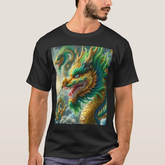 CAMISETA PARALLELB REALMS DRAGON MENOS SHIRT (Anverso)