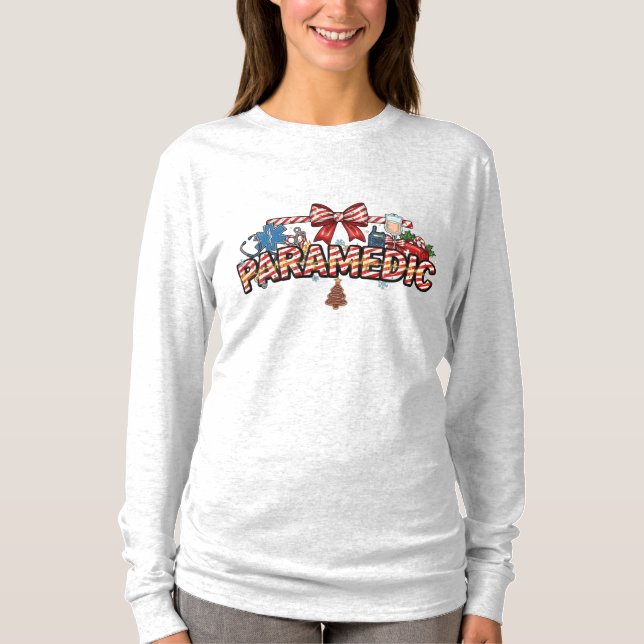 Camiseta Paramedic Christmas Long Sleeve (Anverso)
