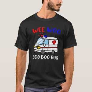 Camiseta Paramédico de Enfermeras de EMT EMS Woo Boo Boo Bu