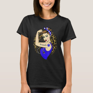 Camiseta Paramédico Ems Chica Power Modern Rosie The Rivete