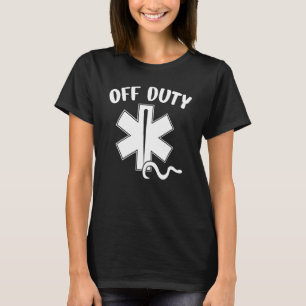 Camiseta Paramédico Fuera de Servicio Primer Respondedor de