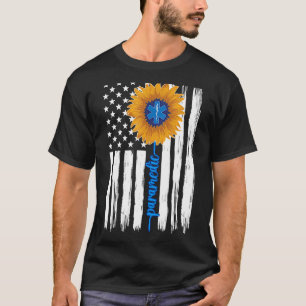 Camiseta Paramédico Sunflower US Flag Paramedic 1