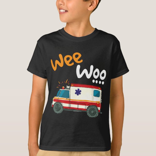 Camiseta Paramédico - Tuvimos Woo EMT Ambulance First Respo (Anverso)