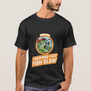 CAMISETA PARAMÉDICOS RESPONDO RÁPIDO PESCADO LENTO