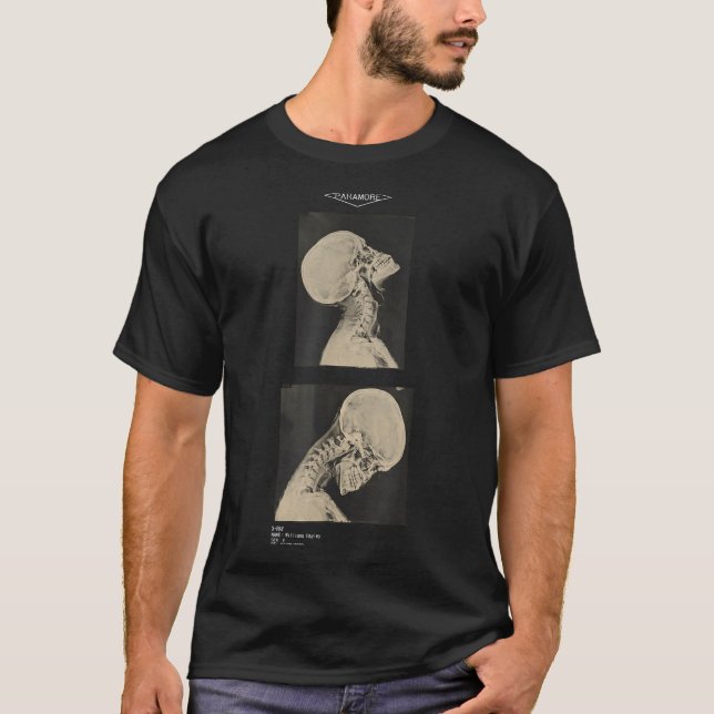 Camiseta Paramore recortado headbanger x-ray doctores  (Anverso)
