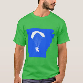 Camiseta Paramotor Arkansas azul