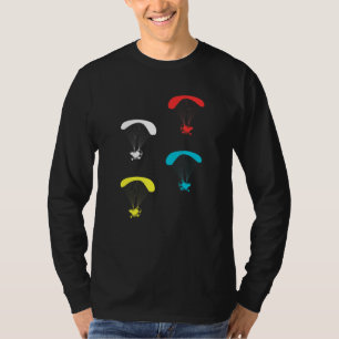 Camiseta Paramotor Gráfico Tee Powered Parapente Ppg Pilo