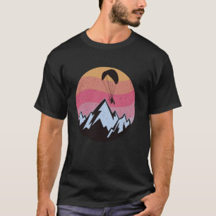 Camiseta Paramotor Mountain Sunset Parapente Piloto Par