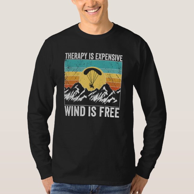Camiseta Paramotor Pilot Therapy is expensive Paramotoring (Anverso)