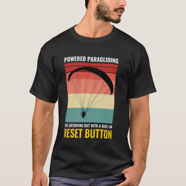 Camiseta Paramotor Piloto Paramotor Parapente Polvo Parapen (Anverso)