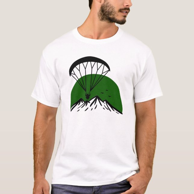 Camiseta Paramotor retro vintage (Anverso)