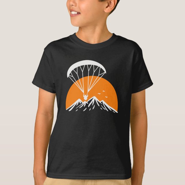 Camiseta Paramotor Retro Vintage (Anverso)