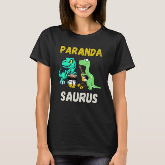 Camiseta Parandasaurus Dinosaurios Tocando Tambor Garifuna