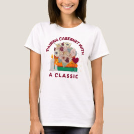 Camiseta Parando Cabernet con un clásico