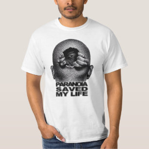 Camiseta Paranoia Salvó mi vida, nueva tendencia, idea de r