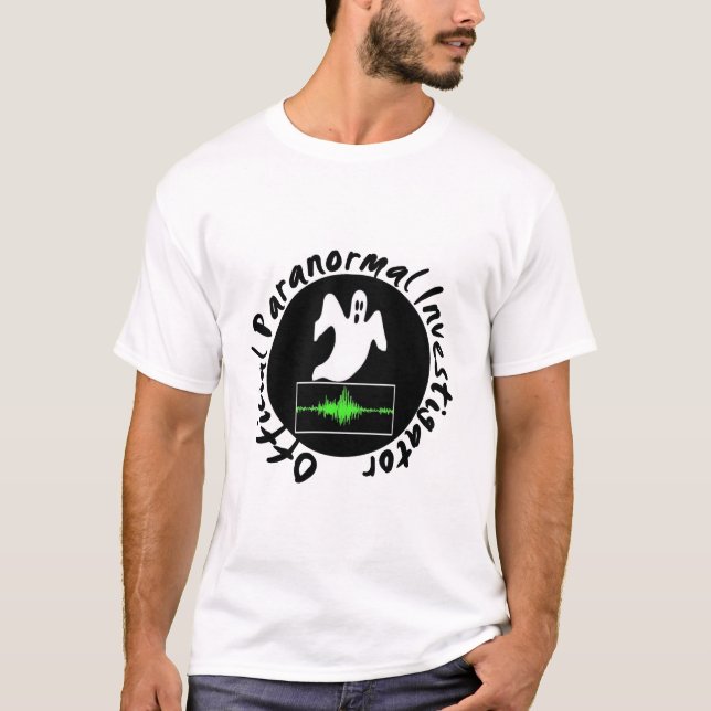Camiseta paranormal oficial del investigador (Anverso)