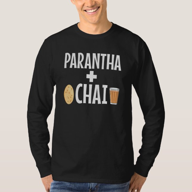 Camiseta Parantha Chai Sardar Desi Sikh Punjabi Indian (Anverso)