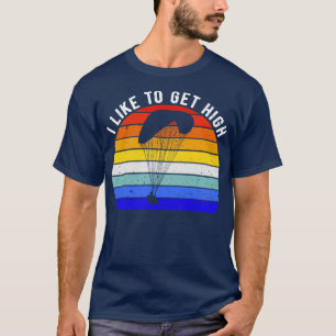 Camiseta Parapente Amante Me Gusta Alcanzar La Segunda