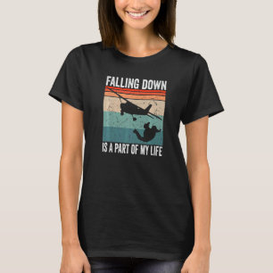 Camiseta Parapente Caer Es Parte De Mi Vida Salto En Paraca