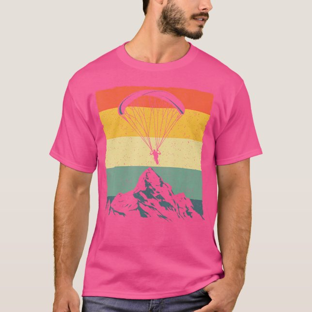 Camiseta Parapente De Arte Para Paramotor Parapente Buceo (Anverso)