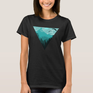 Camiseta Parapente Deporte Extremo Geometría I Naturaleza