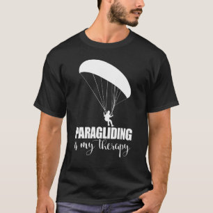 Camiseta Parapente Es Mi Terapia Mujeres Paraglider Adventu