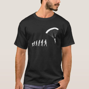 Camiseta Parapente Evolución Volador Skydiver Parachute Spo