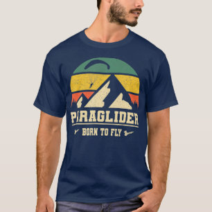 Camiseta Parapente Nacido En Paracaídas De Buceo De Volant