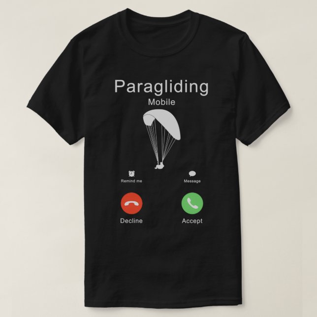 Camiseta Parapente Parapente 15 (Diseño del anverso)