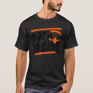 Camiseta Parapente Retro Gráfico Parapente Parapente