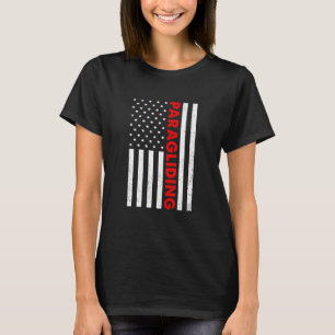 Camiseta Parapente Retro Gráfico Parapente Parapente