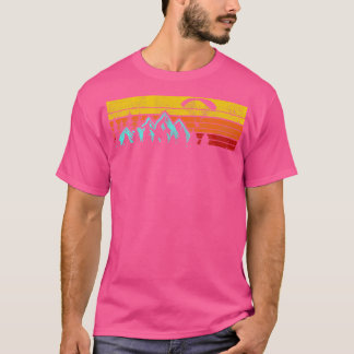 Camiseta Parapente retro sobre las montañas
