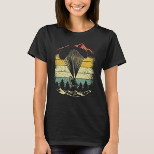 Camiseta Parapente retro vintage paracaidismo paracaidismo