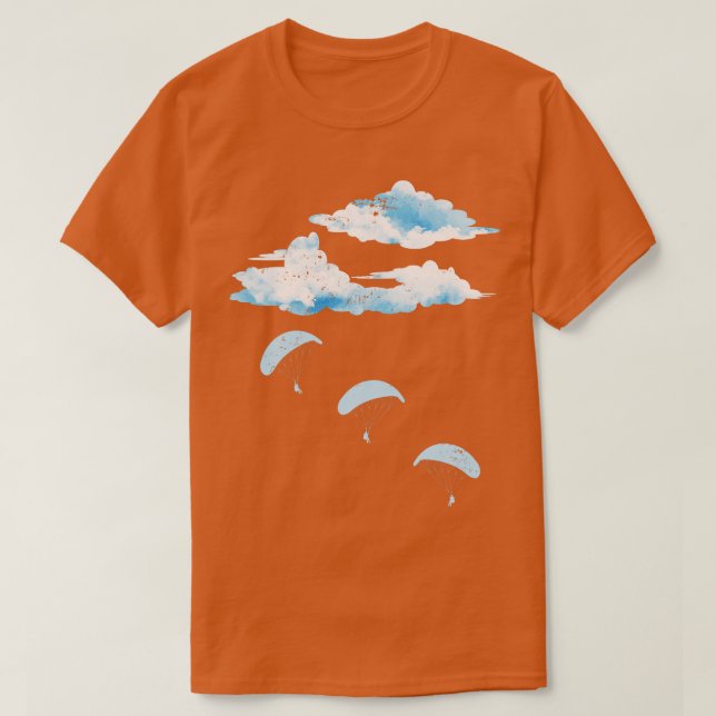 Camiseta Parapente Skydiving Gift Parapente (Diseño del anverso)