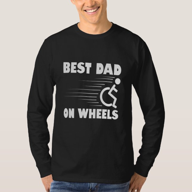 Camiseta Paraplegic For Wheelchair User Handicapped People  (Anverso)
