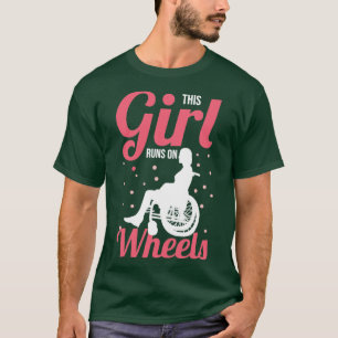 Camiseta Paraplejía de Handicap parapléjica Este Chica Corr