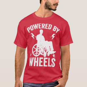 Camiseta Paraplejía de Handicap parapléjica impulsada por r